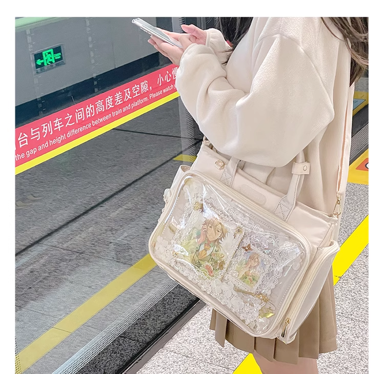 Lolita Fashion Ita Bag Large Capacity Doll Shoulder Bag 37644:609764