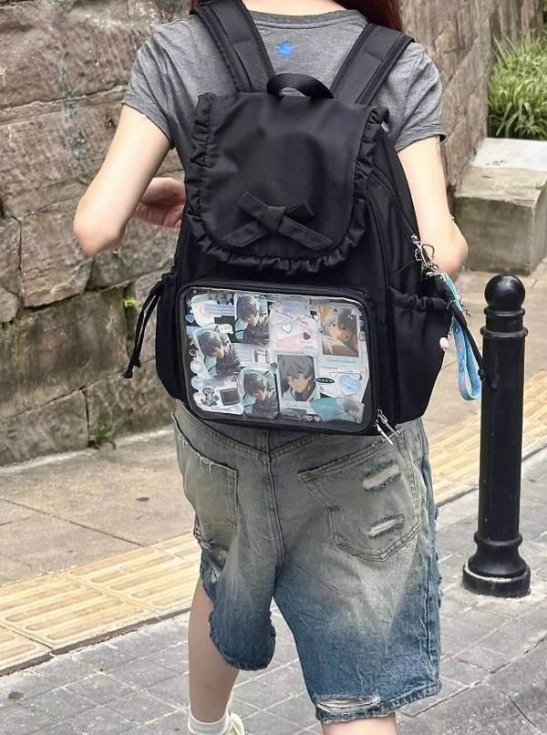 Kawaii Ita Bag Dual-Shoulder Backpack Bunny Ear Bag 40110:670708