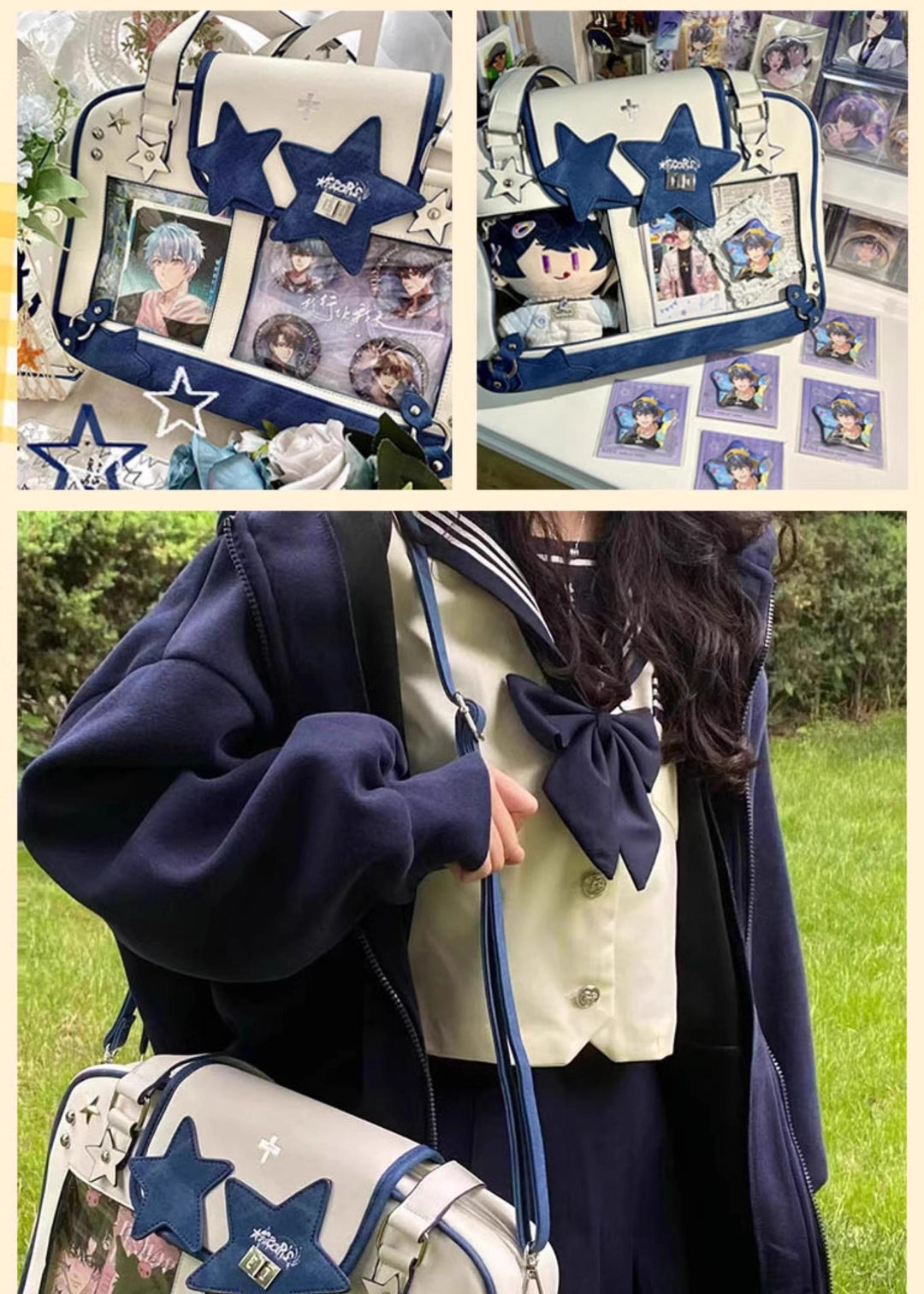 Kawaii Ita Bag Dual-use Doll Bag Crossbody Bag 41752:718940