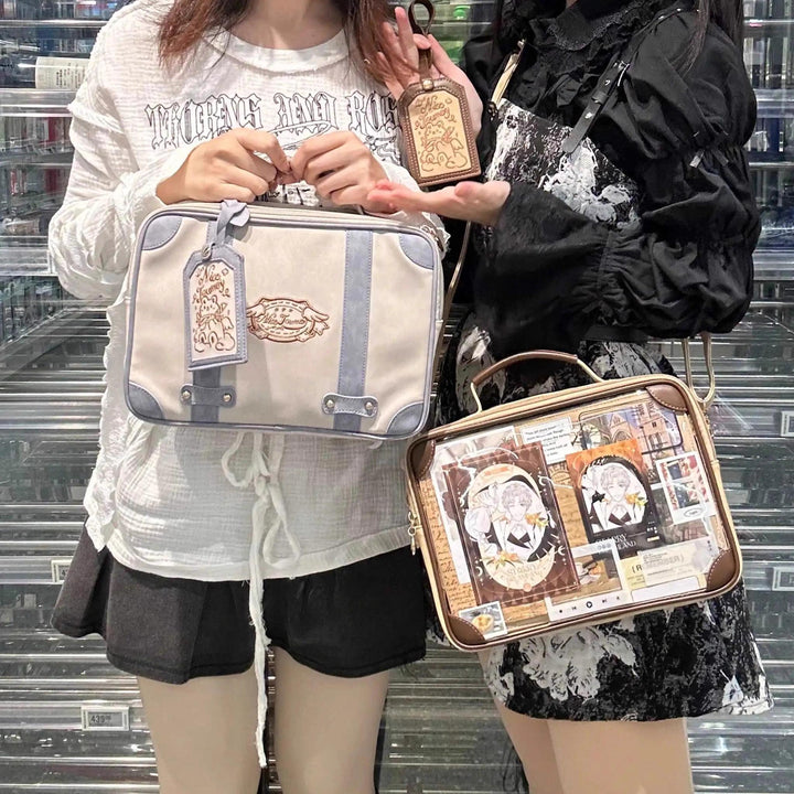 Kawaii Ita Bag Crossbody Shoulder Bag Vintage Square Bag 35278:491806