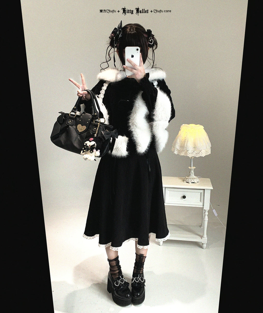 Sweet Bunny Ear Winter Cape, Polar Fleece Lining 44474:809695