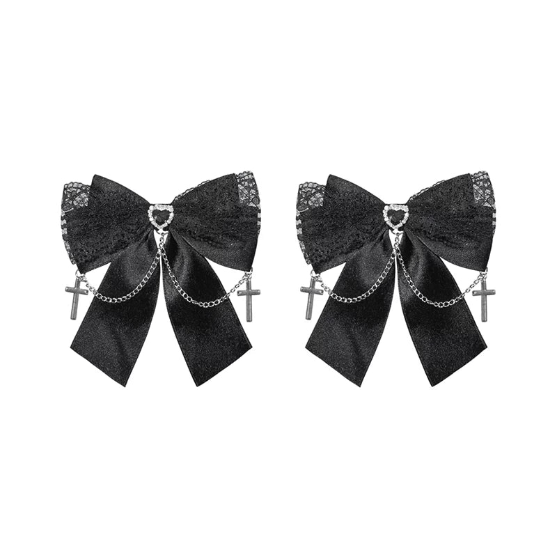 Punk Suspender Skirt, Stand Collar Blouse 45578:855978