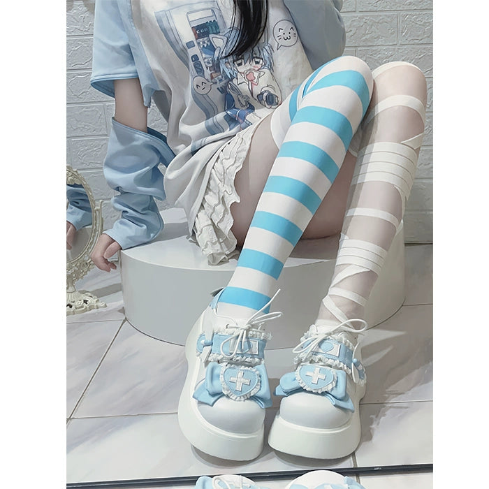 Lolita Platform Shoes Round Toe Sweet Shoes 35740:503322