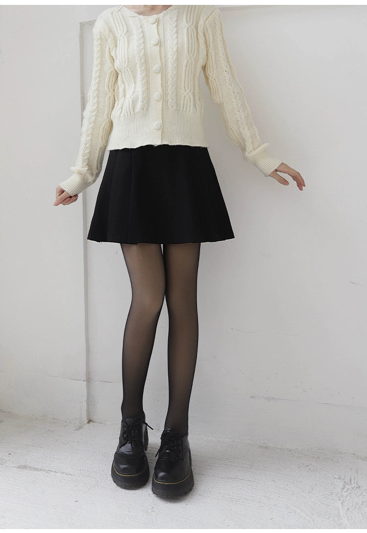 Black Tights Socks Fleece And Thickened 29524:350622 29524:350622