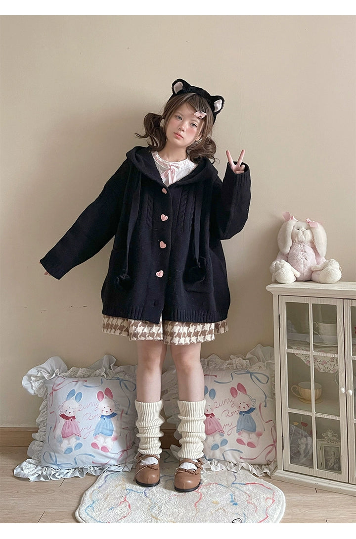 Kawaii Oversized Cardigan Sweater Coat Multicolor 22652:345700