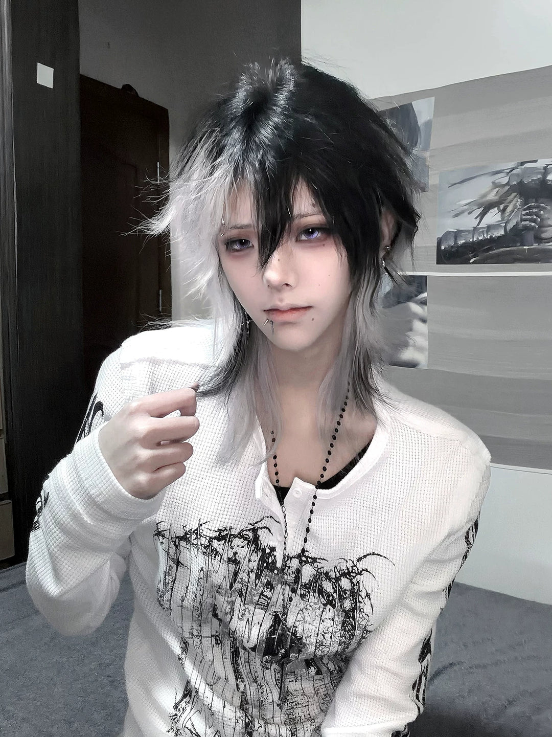 Long-Sleeved Long Sleeve T-Shirt, Fitted Design 44779:825558