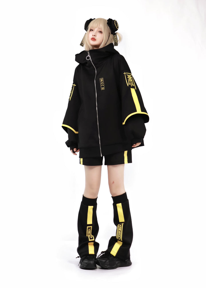 Phosphorescent Jirai Kei Sports Jacket With Shorts/Pants (L M XL) 29698:358462
