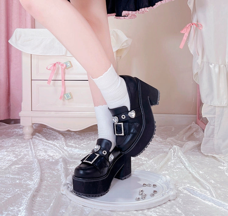 Jirai Kei Shoes Subculture Platform Shoes 35270:490576