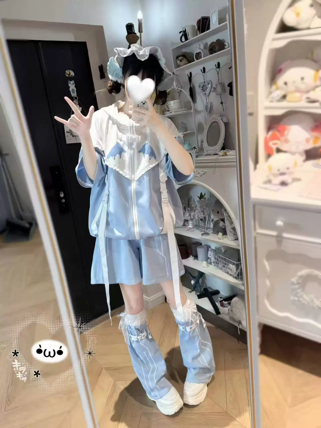 Tenshi Kaiwai Jacket and Shorts, Detachable Sleeves 44011:796996