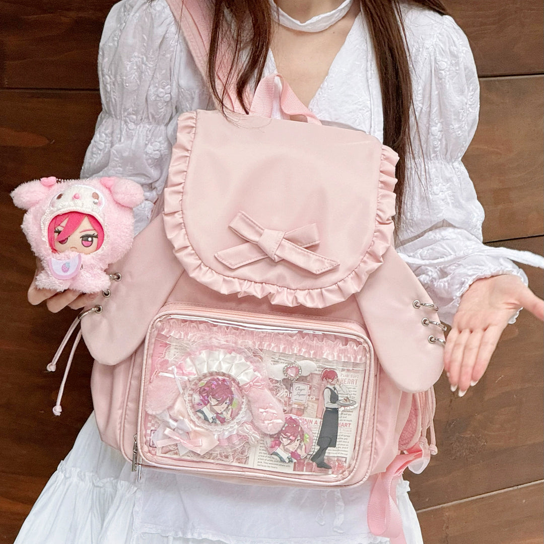 Kawaii Ita Bag Dual-Shoulder Backpack Bunny Ear Bag 40110:670270