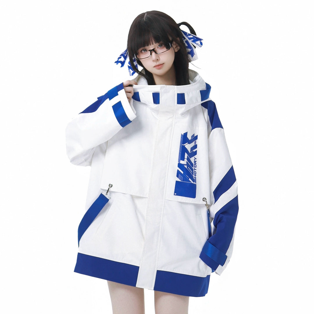 Tenshi Kaiwai Suit Hooded Windbreaker Shorts Set (L M XL) 40084:654396