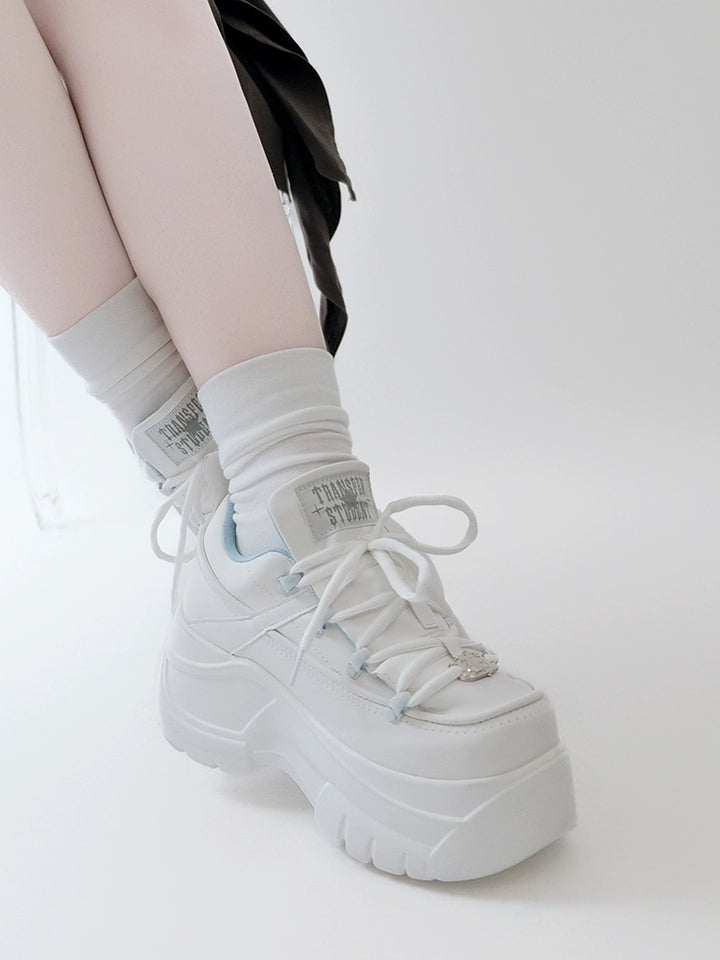 Jirai Kei High Platform Shoes, Casual Sneakers 44006:793166