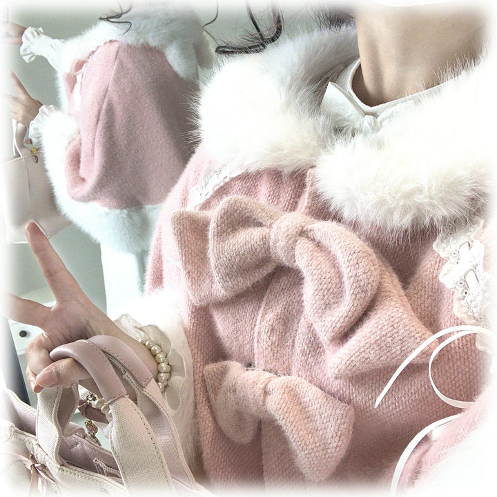 Sweet Bunny Ear Winter Cape, Polar Fleece Lining 44474:809737