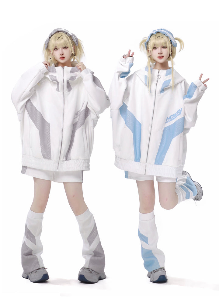 Tenshi Kaiwai Hooded Sportwear Coat Set 34494:466720