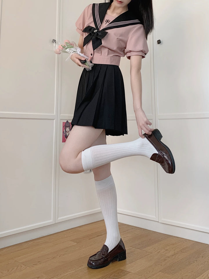 JK Uniform Sailor Collar Shirt & Skirt In Different Lengths 42564:745173