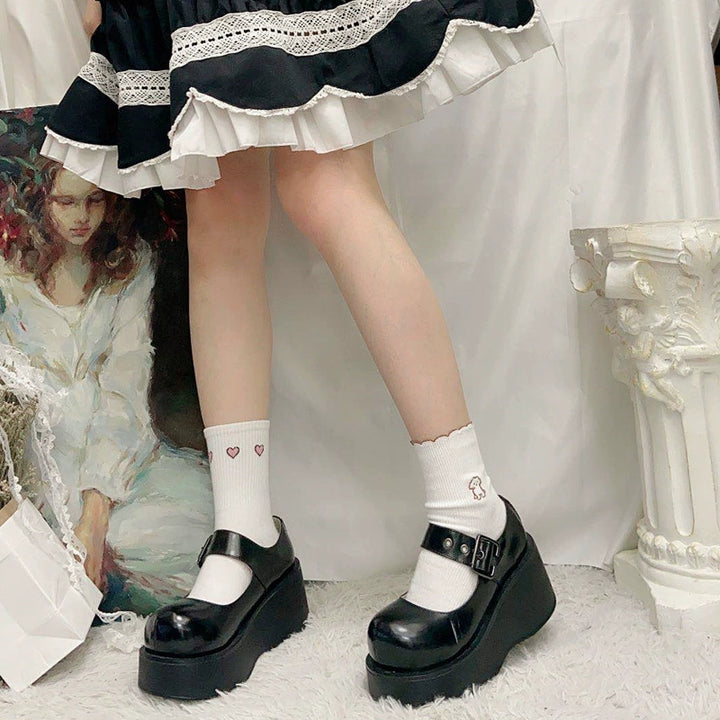 Lolita Shoes Round Toe Platform Shoes 21866:315072