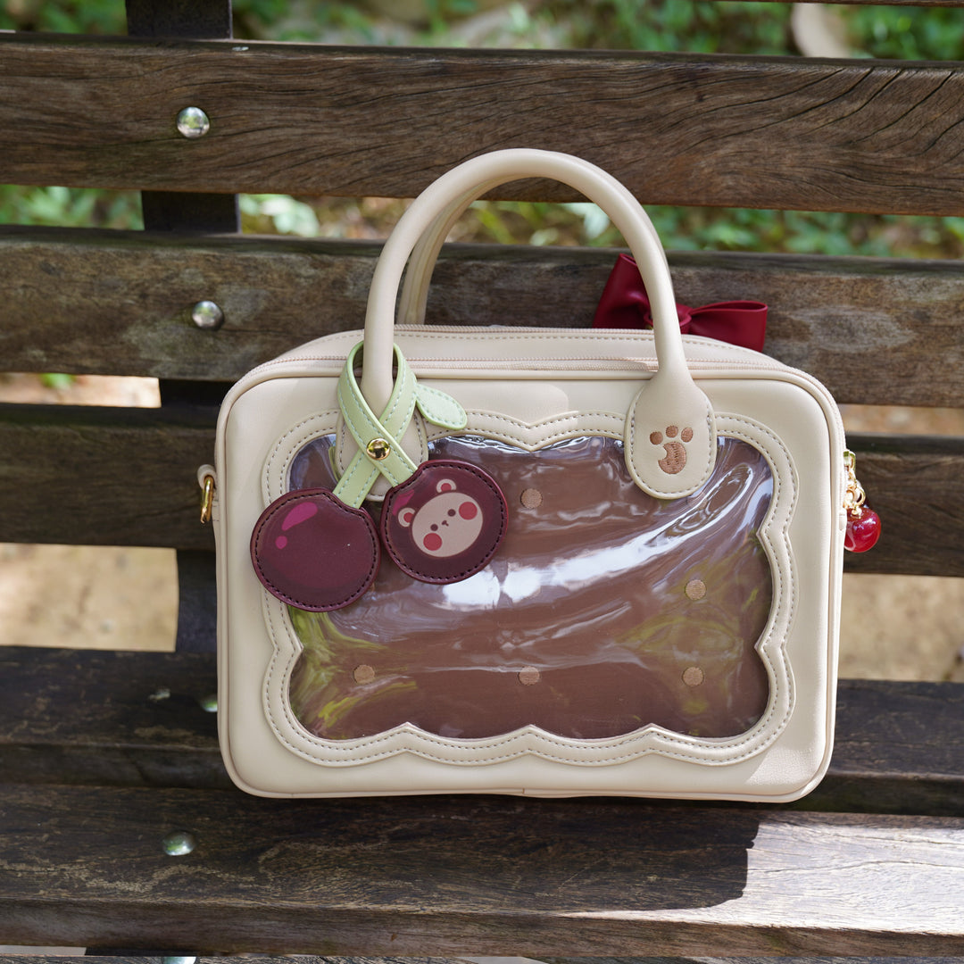 Kawaii Ita Bag Bow Bag Cherry Bear Cookie Crossbody Bag 21908:331380