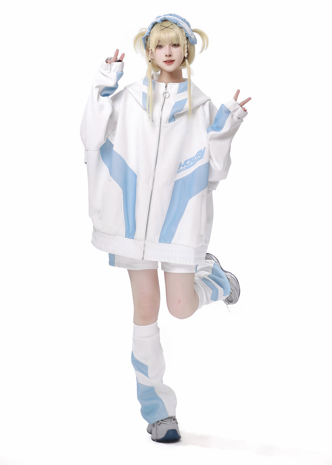 Tenshi Kaiwai Hooded Sportwear Coat Set (L M XL) 34494:466764