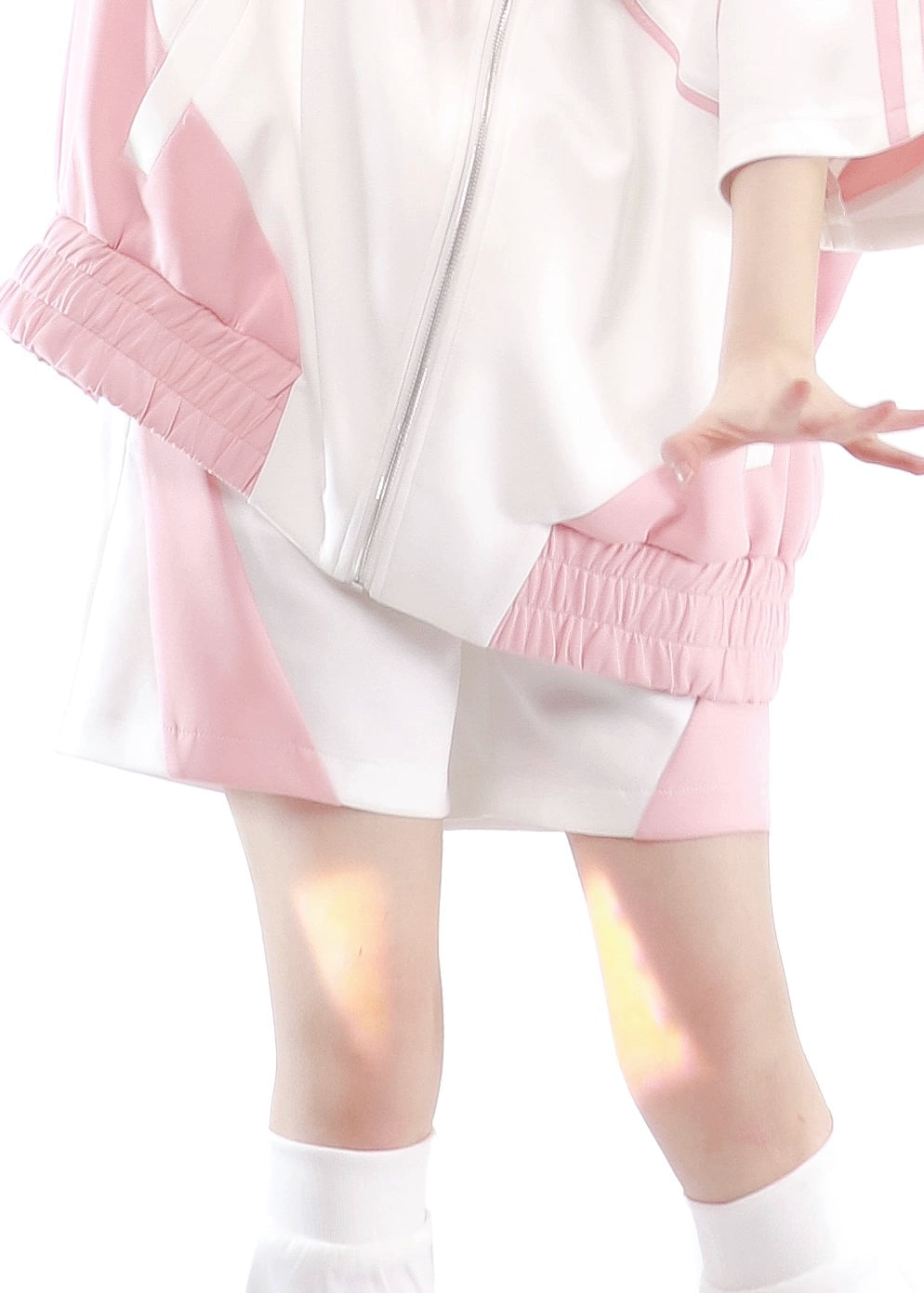 Multicolor Tenshi Kaiwai Jacket Set, Pockets, Zipper (L M XL) 29164:357042
