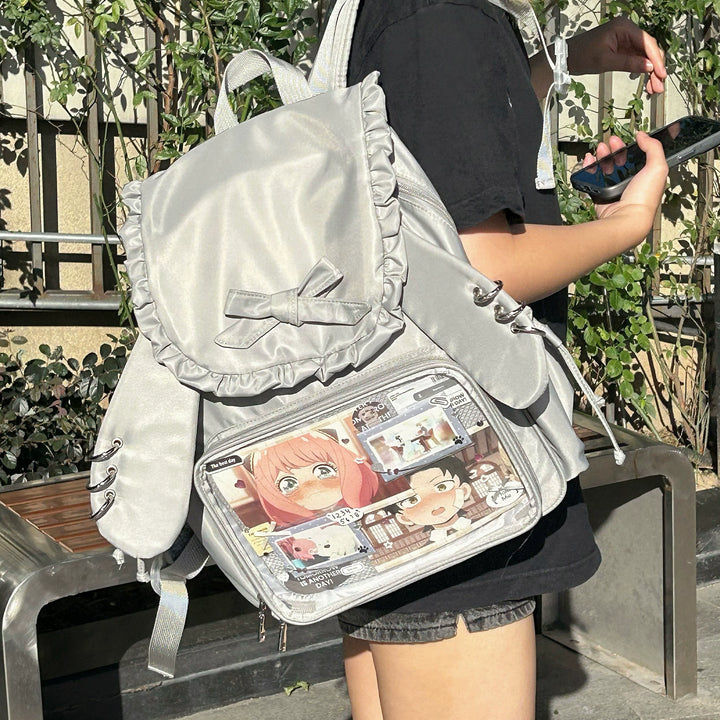 Kawaii Ita Bag Dual-Shoulder Backpack Bunny Ear Bag 40110:670284