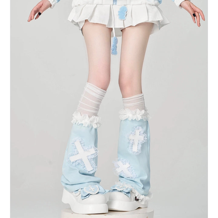 Tenshi Kaiwai Leg Warmers Leg Sleeves Knee Socks 38252:582398