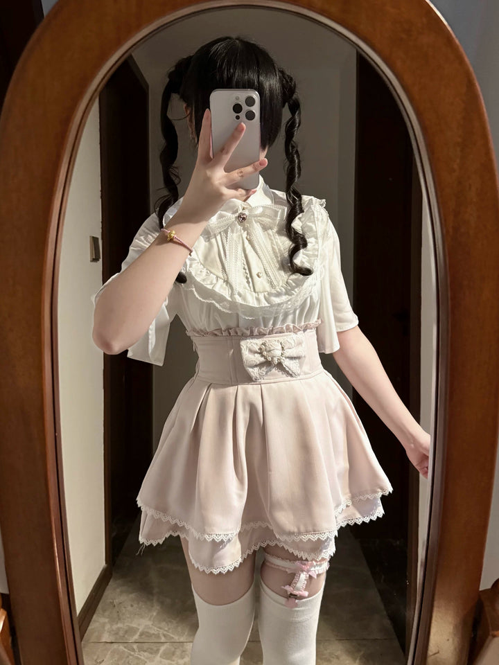 Ryousangata Skirt Outfit, Tencel Blouse 44750:821900