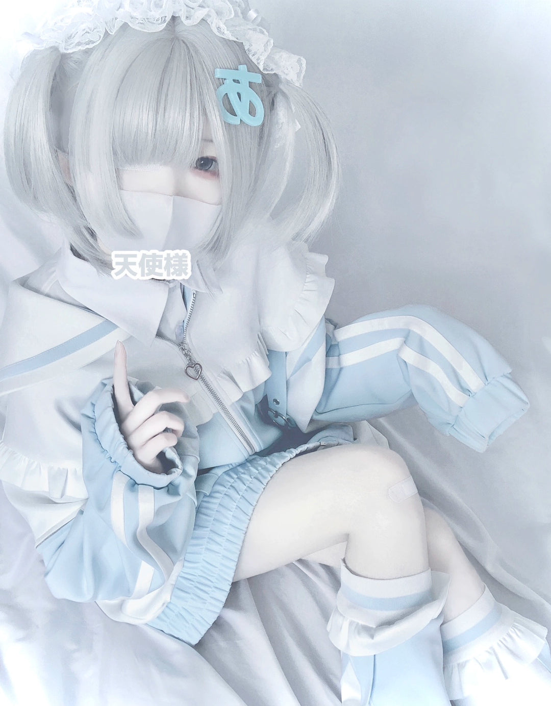 Tenshi Kaiwai Set Sailor Collar Jacket With Ruffle And Heart Buckle 34896:481106