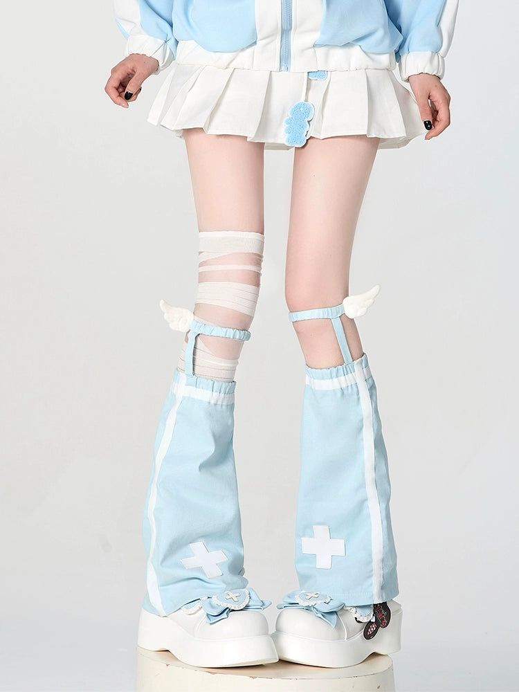 Tenshi Kaiwai Leg Warmers Leg Sleeves Knee Socks 38252:582406