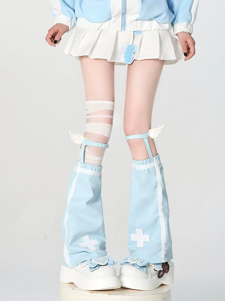 Tenshi Kaiwai Leg Warmers Leg Sleeves Knee Socks 38252:582406