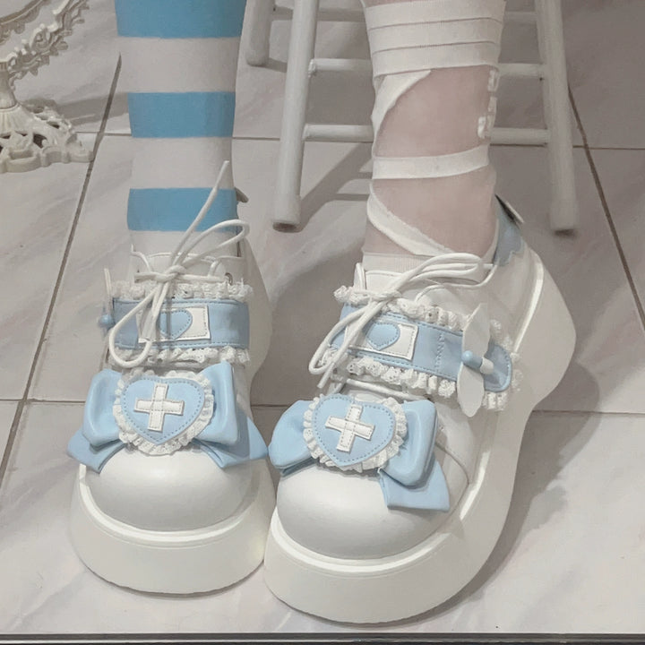 Lolita Platform Shoes Round Toe Sweet Shoes (34 35 36 37 38 39 40) 35740:503328