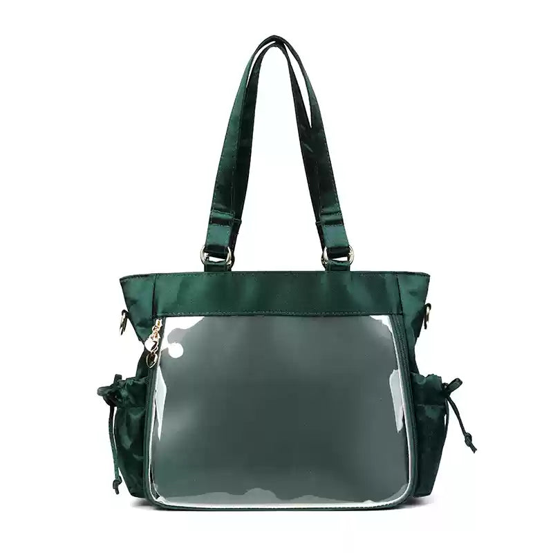 Large Capacity Ita Bag Satin Shoulder Bag Commute Tote Bag 41162:699748