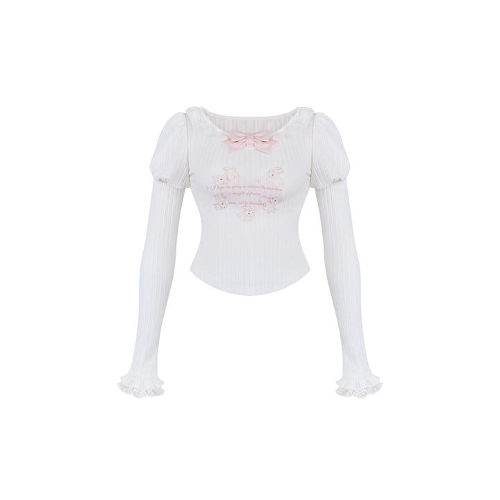 Pink Ryousangata Dress, Detachable Bunny Ear Hood 44747:829402