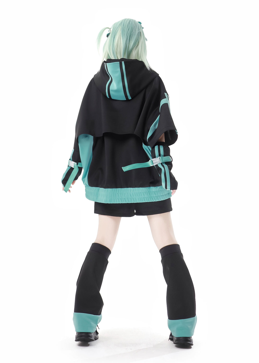 Subcul Jirai Outfit Short Sleeve Jacket With Wrist Cuffs 36794:546108