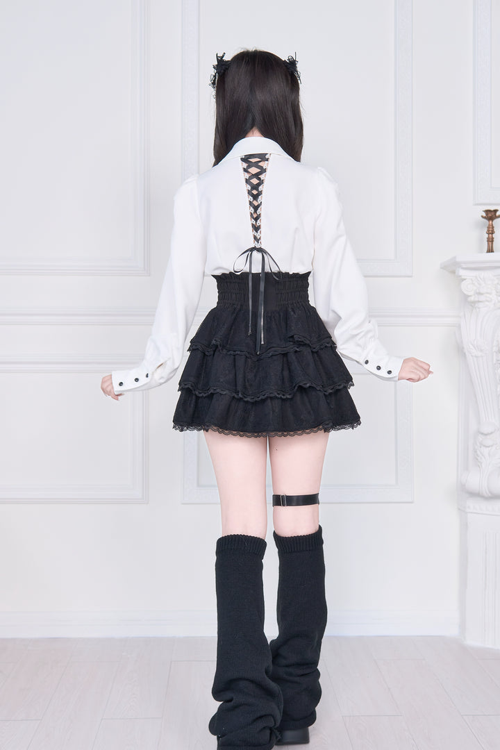 Jirai Kei Skirt Outfit, Cross Embriodery 43942:790074