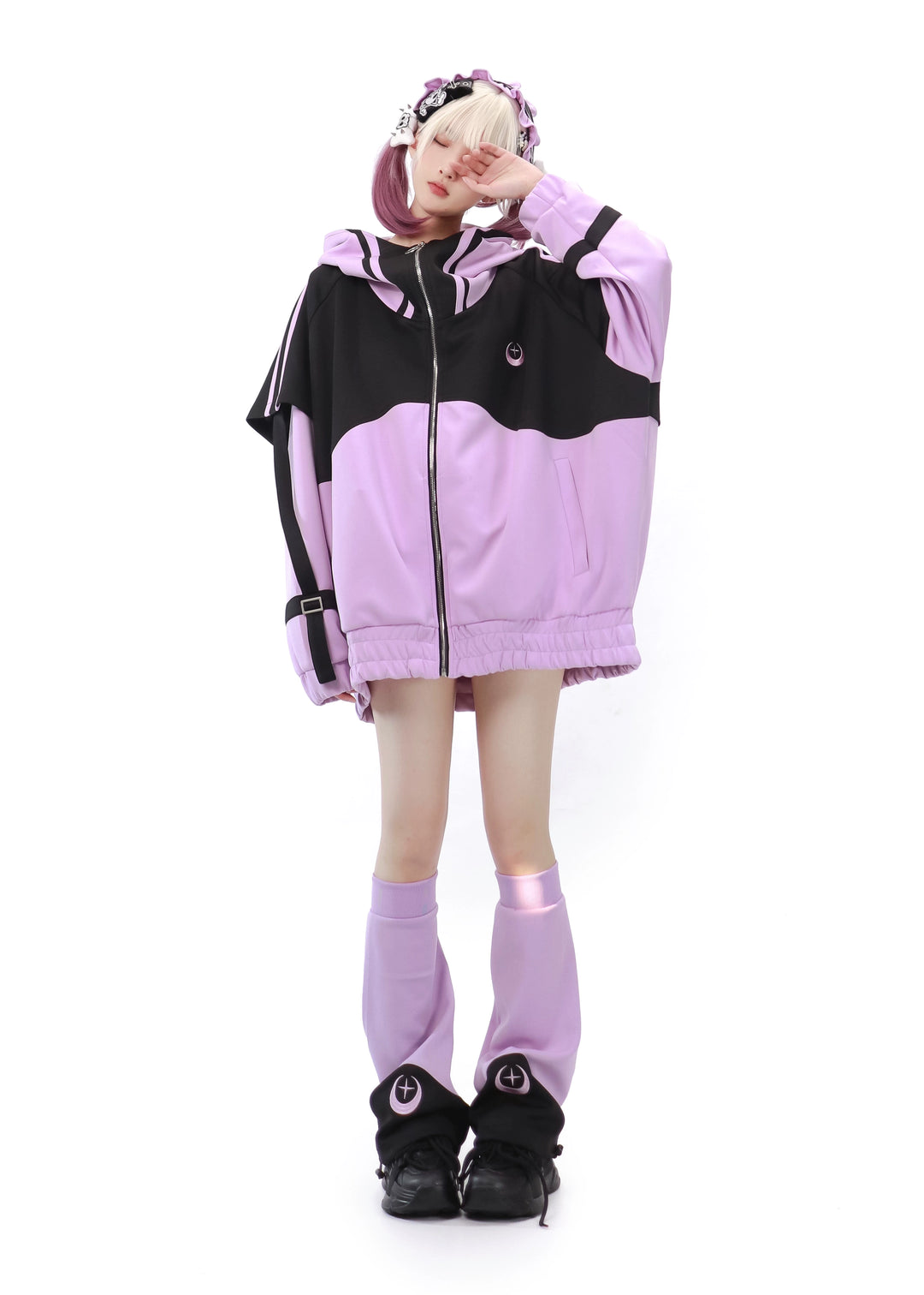 Tenshi Kaiwai Coat Loose-fitting Sports Set (L M XL) 29162:548152