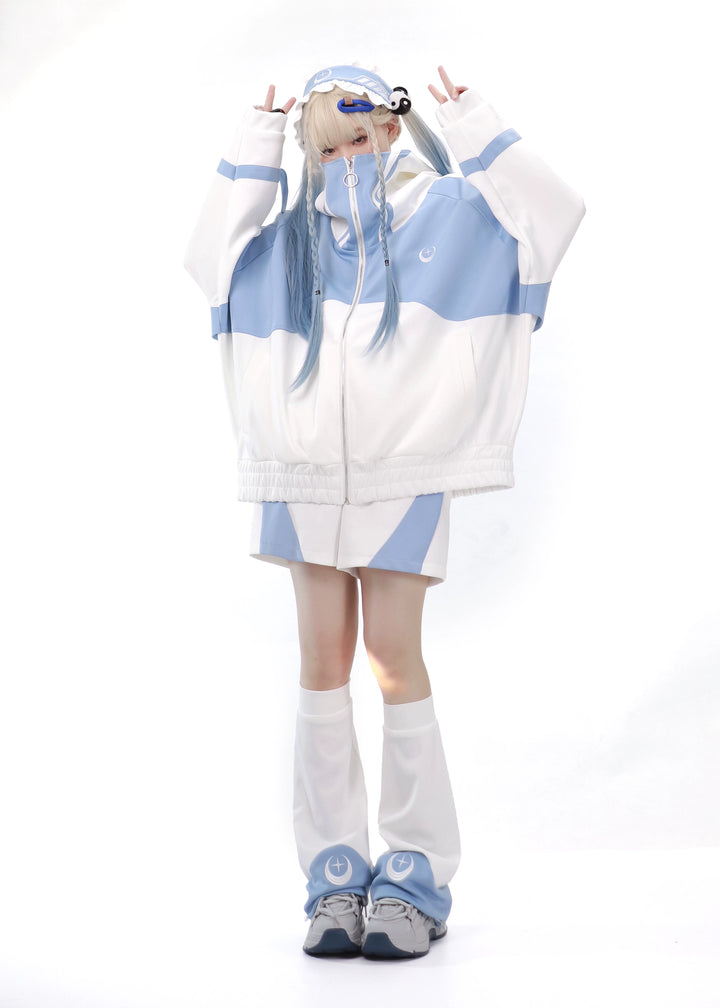Tenshi Kaiwai Coat Loose-fitting Sports Set (L M XL) 29162:548146