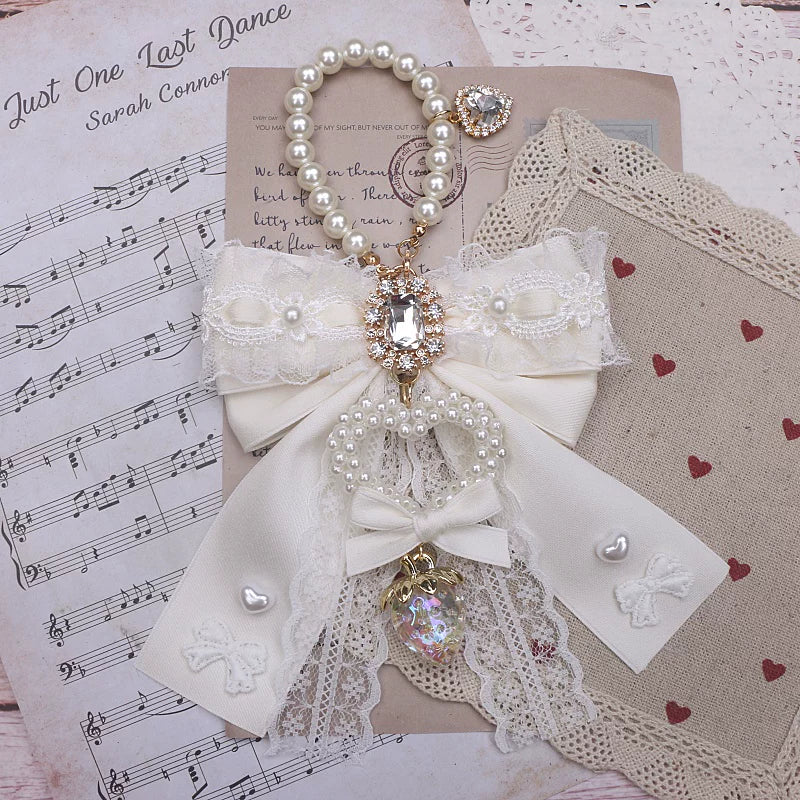 Jirai Kei Key Chain & Bag Charm, Rhinestone Decoration 45074:837210