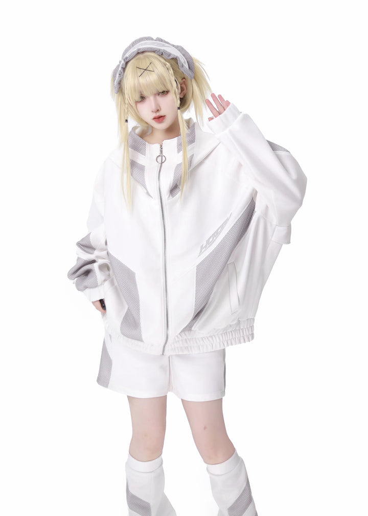 Tenshi Kaiwai Hooded Sportwear Coat Set 34494:466784