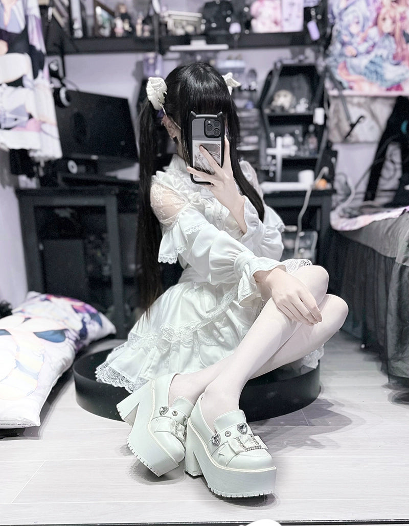 Jirai Kei Shoes Subculture Platform Shoes 35270:490540