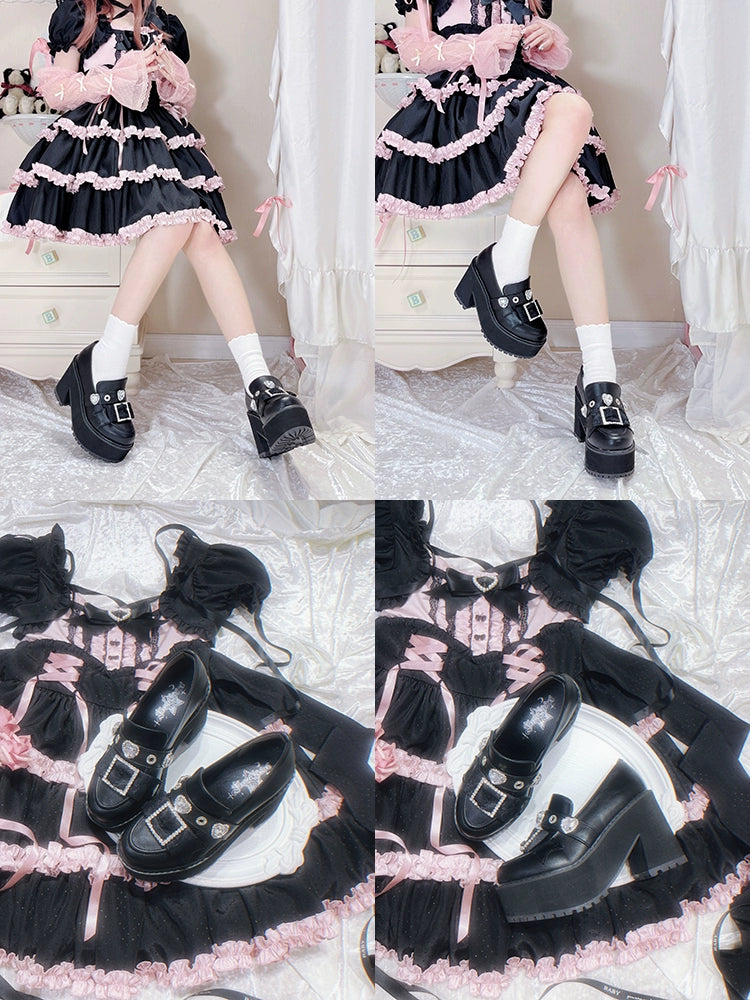 Jirai Kei Shoes Subculture Platform Shoes 35270:490574