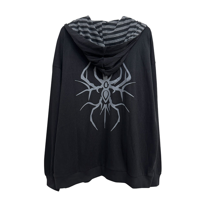 Cotton Jirai Kei Jacket, Hooded Summer Outerwear 43224:771645