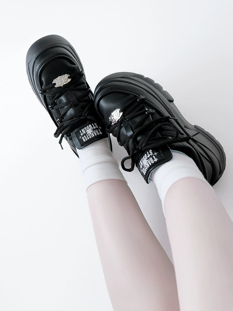 Jirai Kei High Platform Shoes, Casual Sneakers 44006:793184