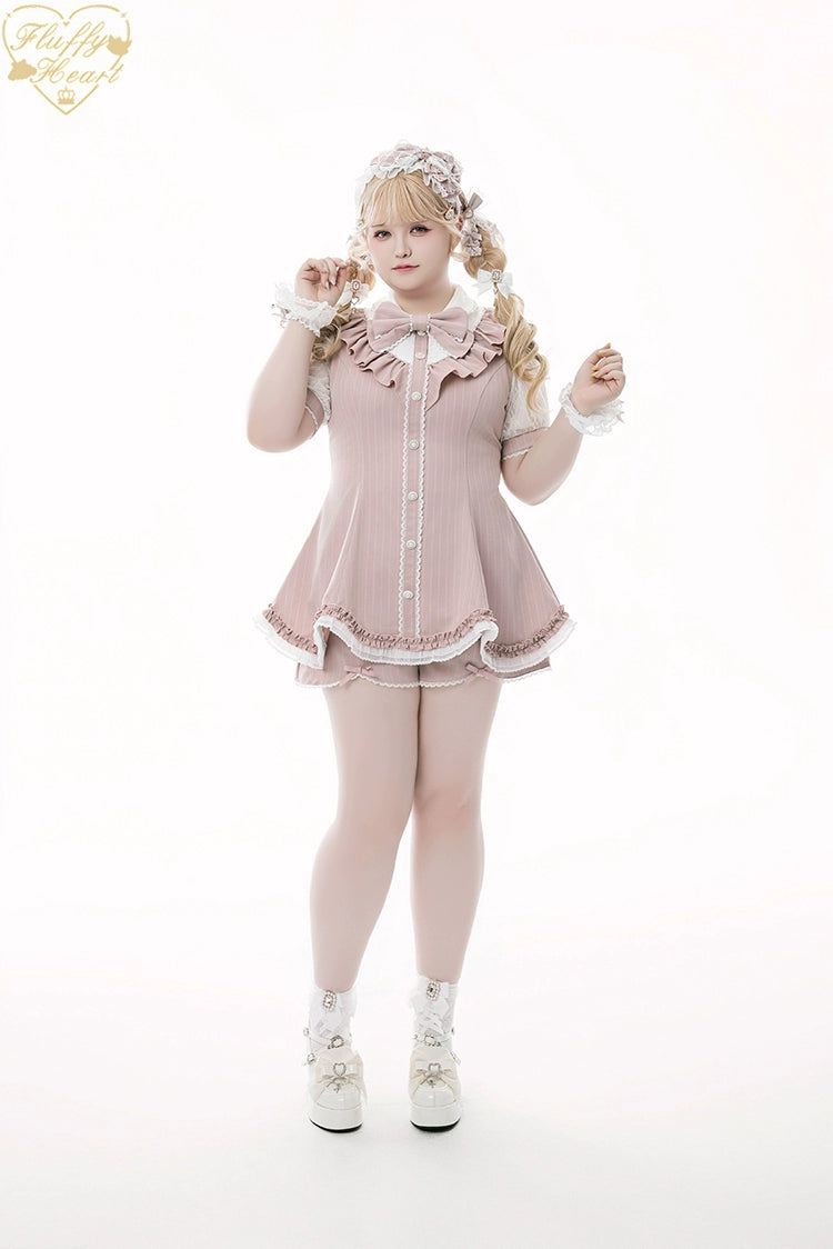 Lace-Sleeved Ryousangata Set Up, Large Bow Brooch 43448:776988
