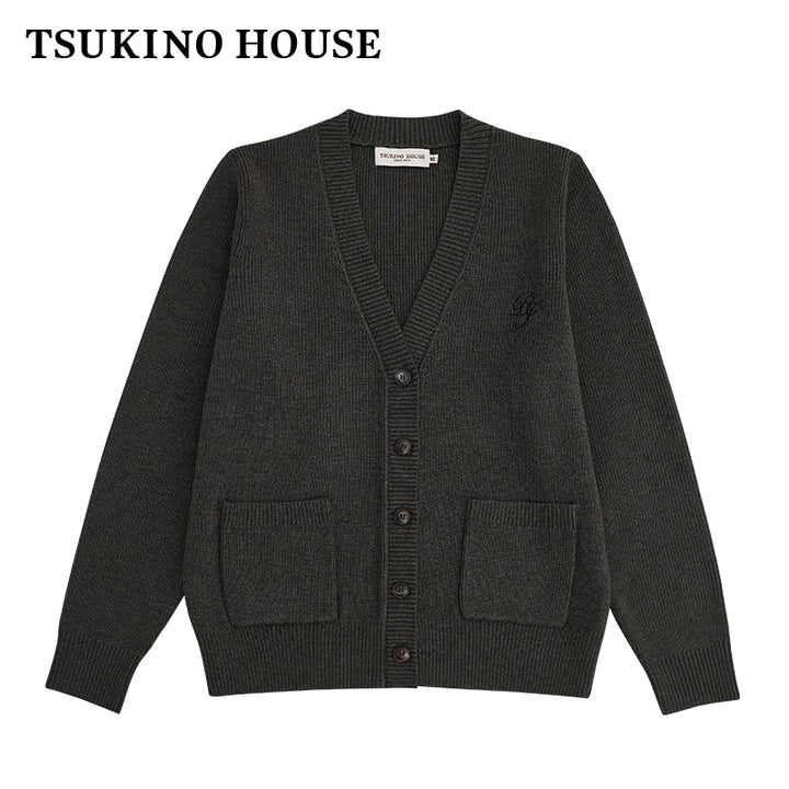 JK Uniform V-Neck Cardigan for Kansai-Collar Style Multicolor (L M S) 42668:748755