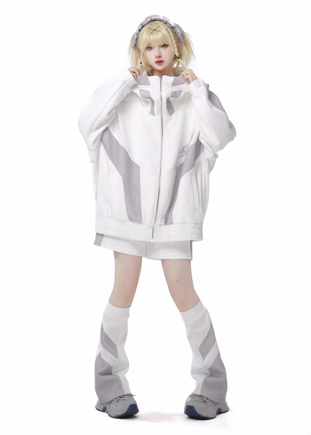Tenshi Kaiwai Hooded Sportwear Coat Set (L M XL) 34494:466740