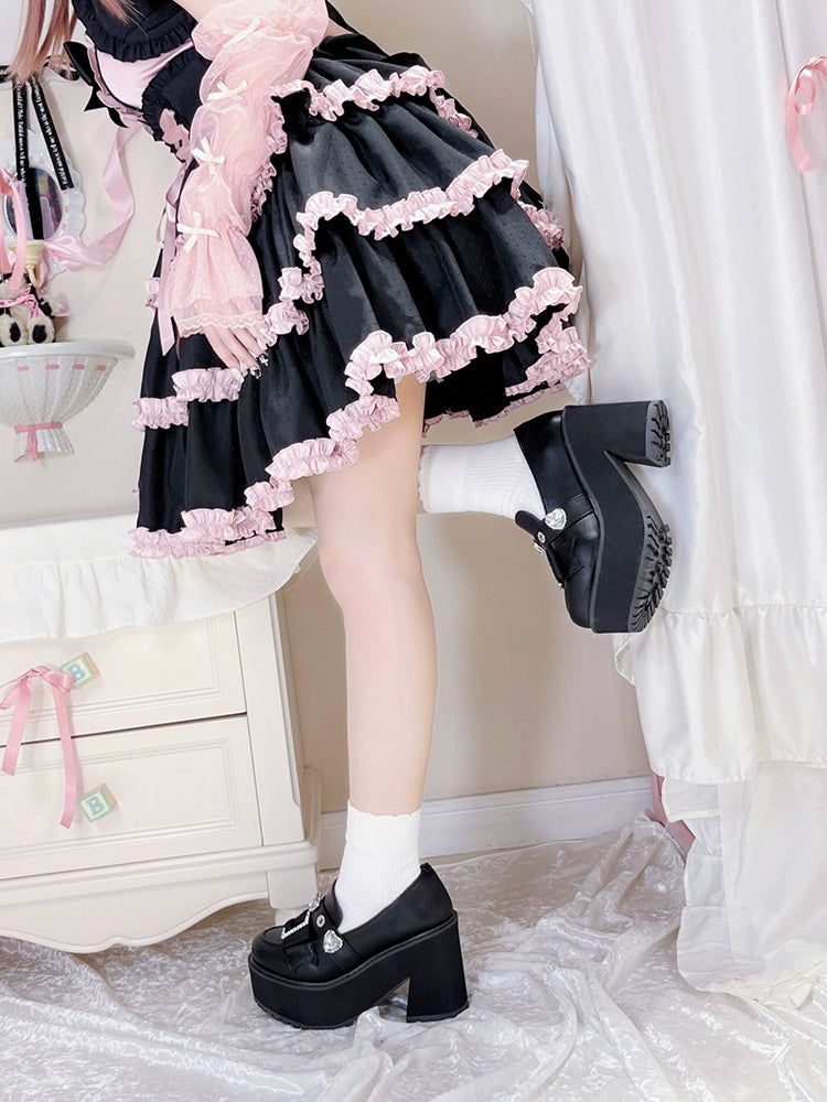 Jirai Kei Shoes Subculture Platform Shoes 35270:490562