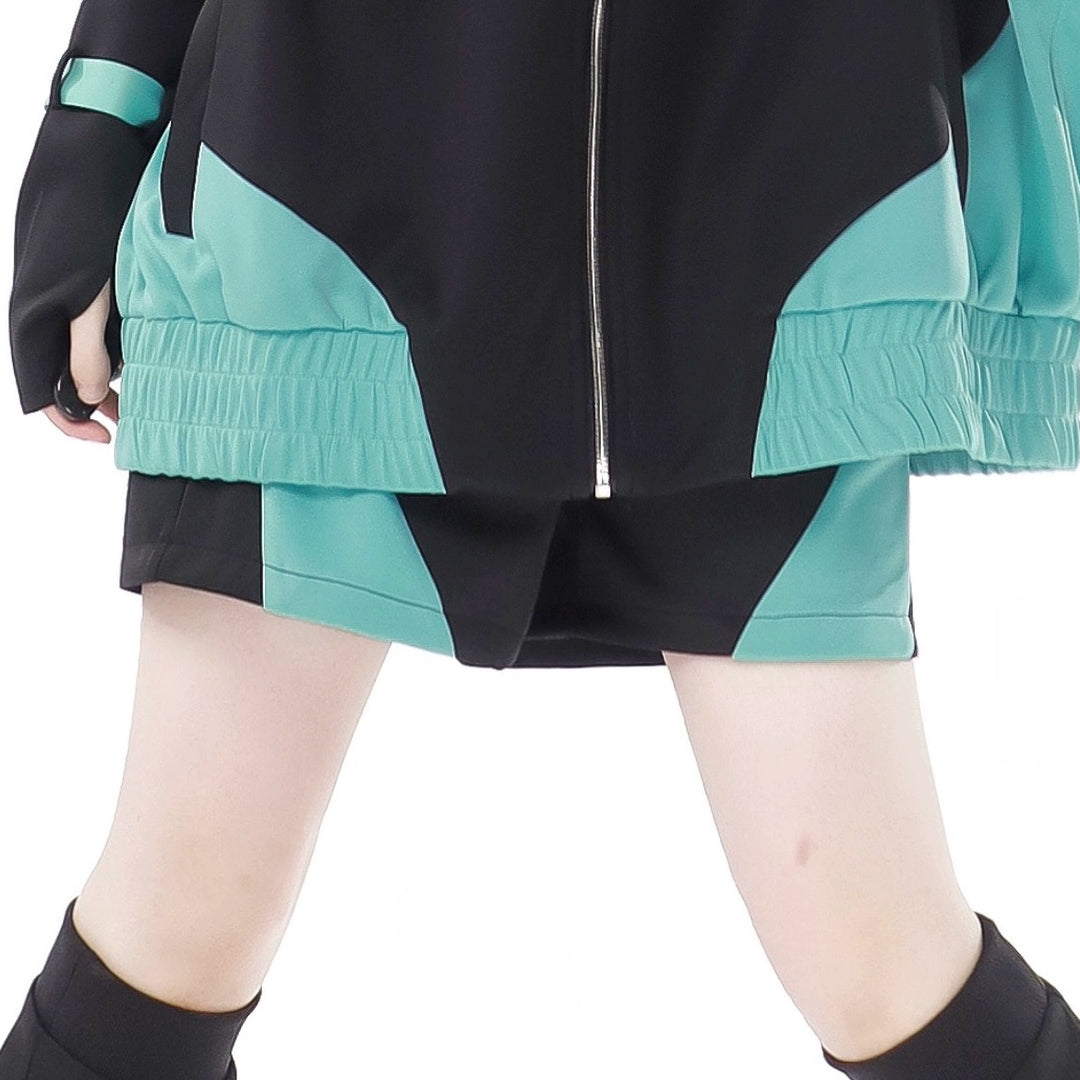 Subcul Jirai Outfit Short Sleeve Jacket With Wrist Cuffs (L M XL) 36794:546154