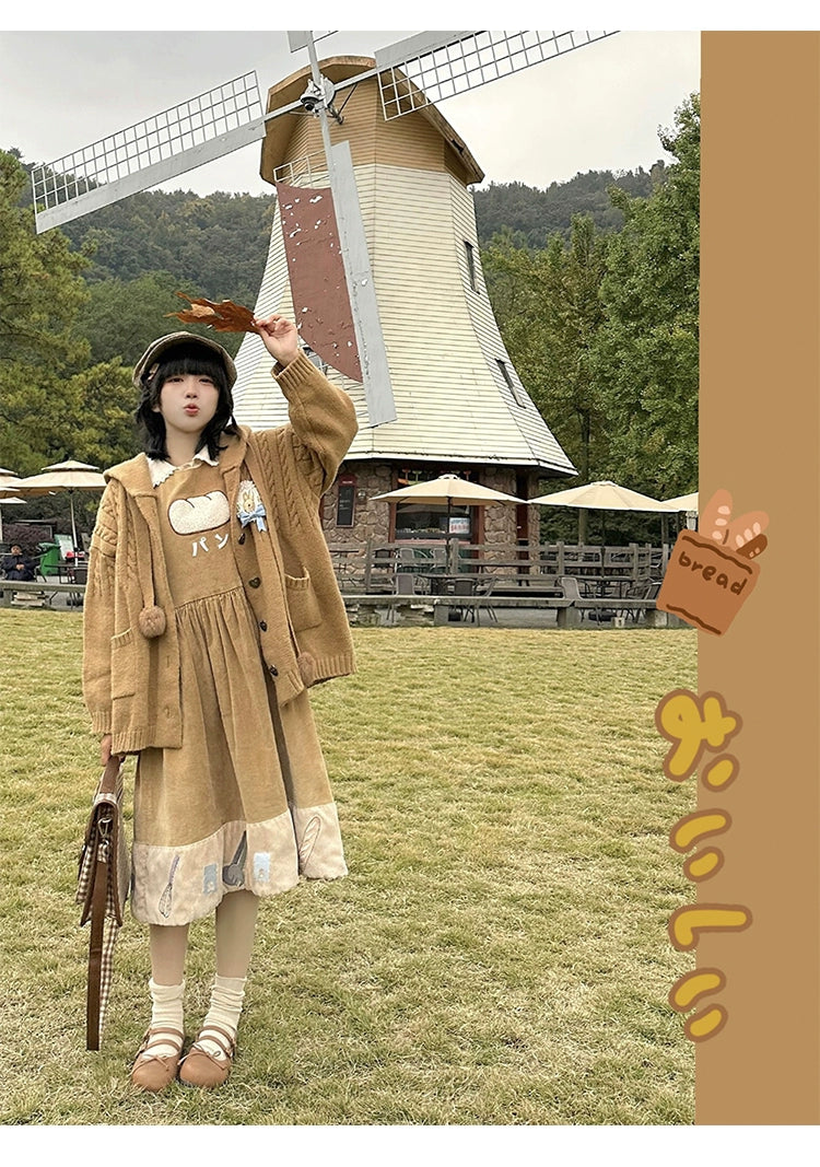 Kawaii Oversized Cardigan Sweater Coat Multicolor 22652:345662