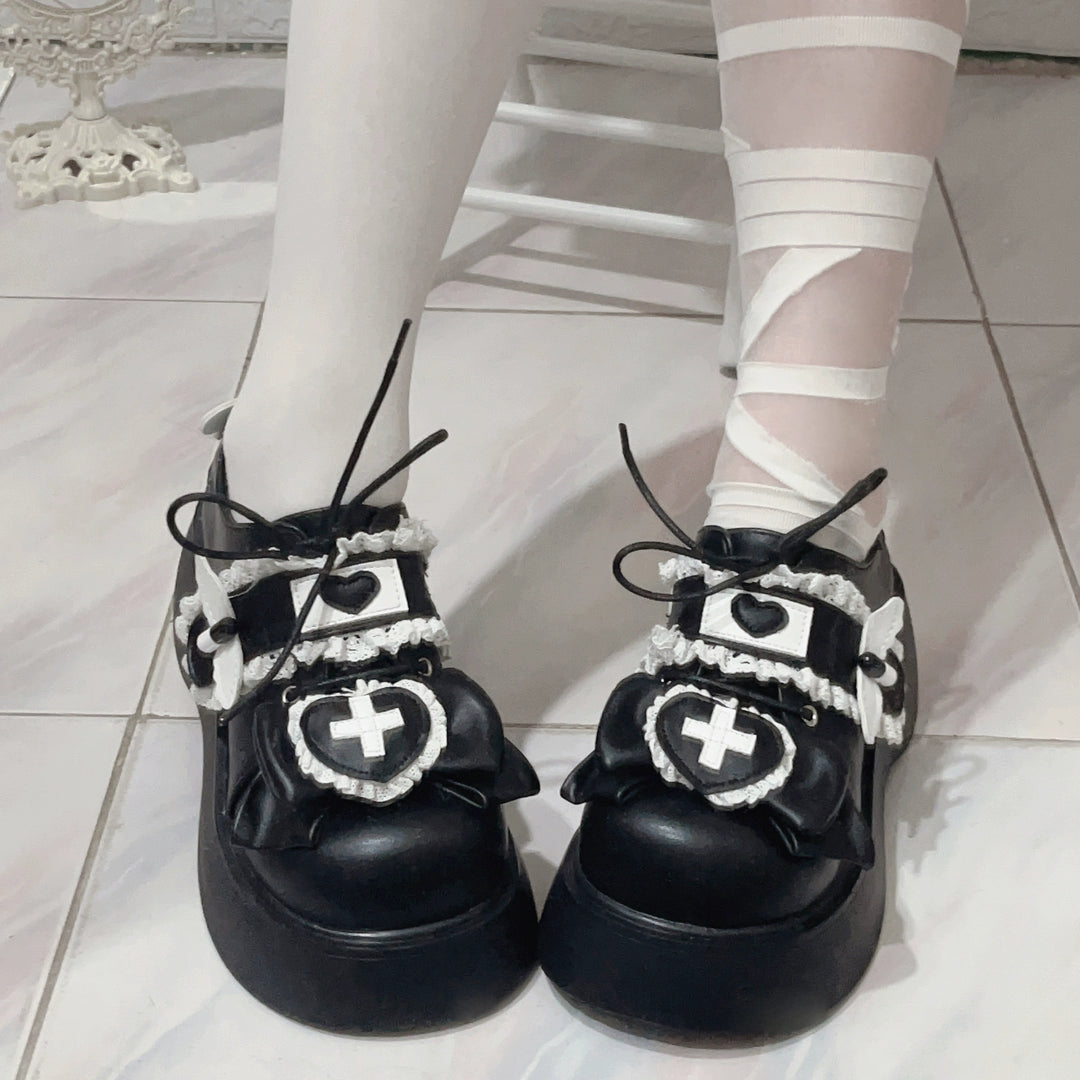 Lolita Platform Shoes Round Toe Sweet Shoes (34 35 36 37 38 39 40) 35740:503330