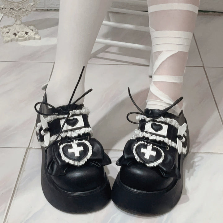 Lolita Platform Shoes Round Toe Sweet Shoes (34 35 36 37 38 39 40) 35740:503330